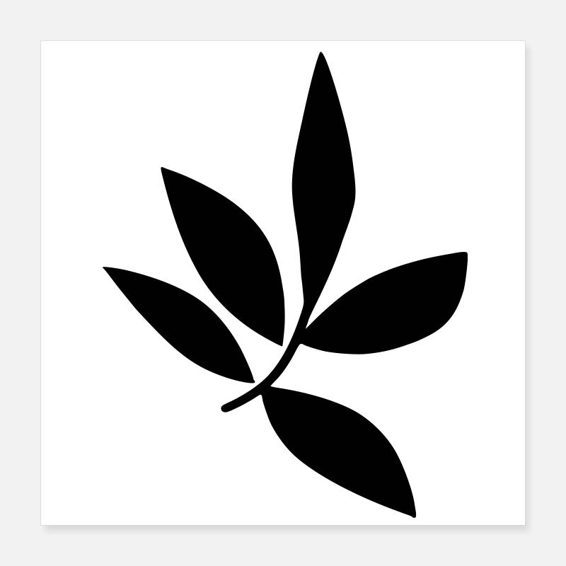leaf Poster 16" x 16" (40x40 cm)