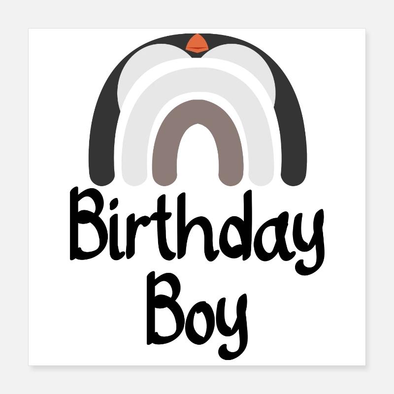 Erdiger Regenbogenbogen Poster 40x40 cm