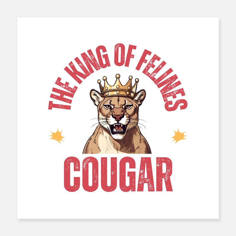 aggressiver Poster 40x40 cm