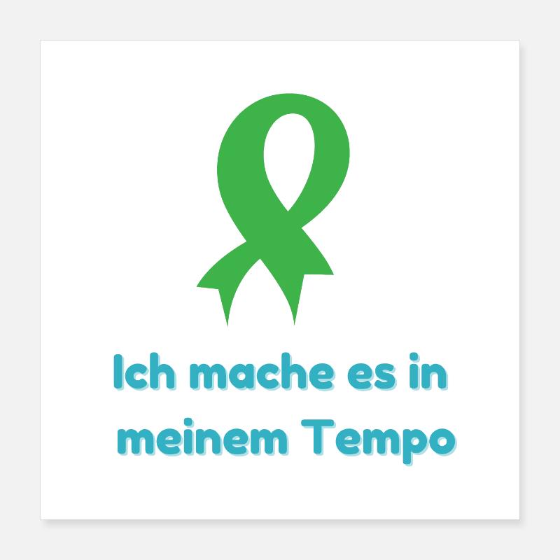 I do it at my pace Poster 16" x 16" (40x40 cm)