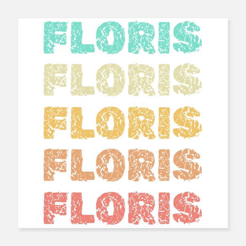 Floris dans le rôle de Floris Poster 40 x 40 cm