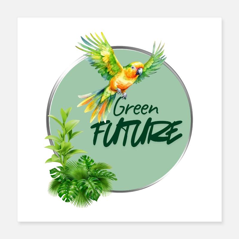 Green Future  Poster 16" x 16" (40x40 cm)