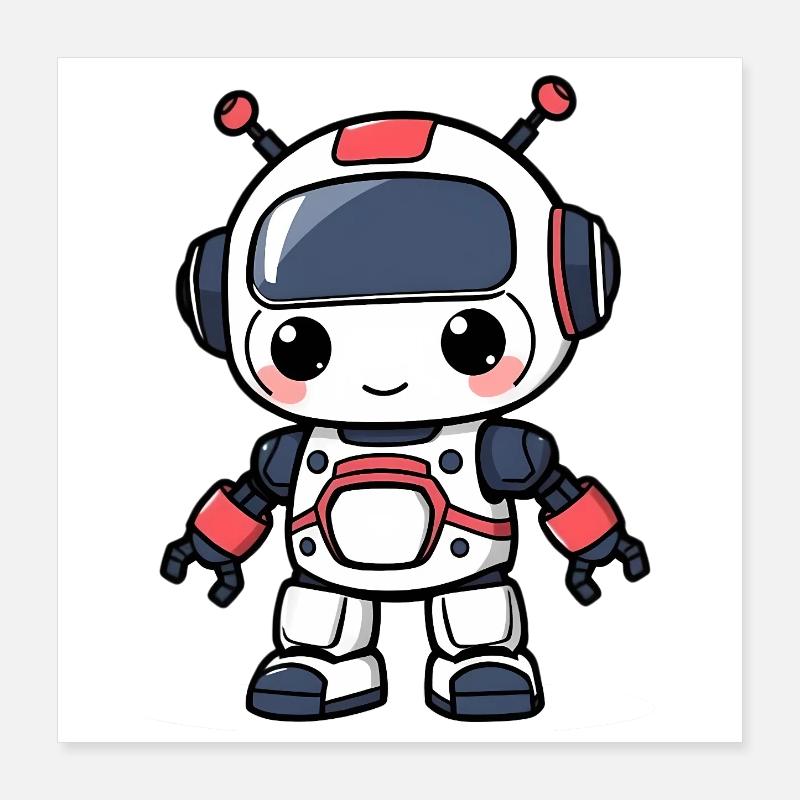 Robot Poster 16" x 16" (40x40 cm)