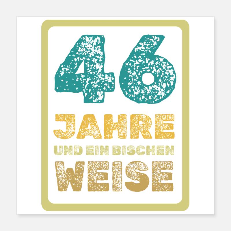 46 Poster 40 x 40 cm
