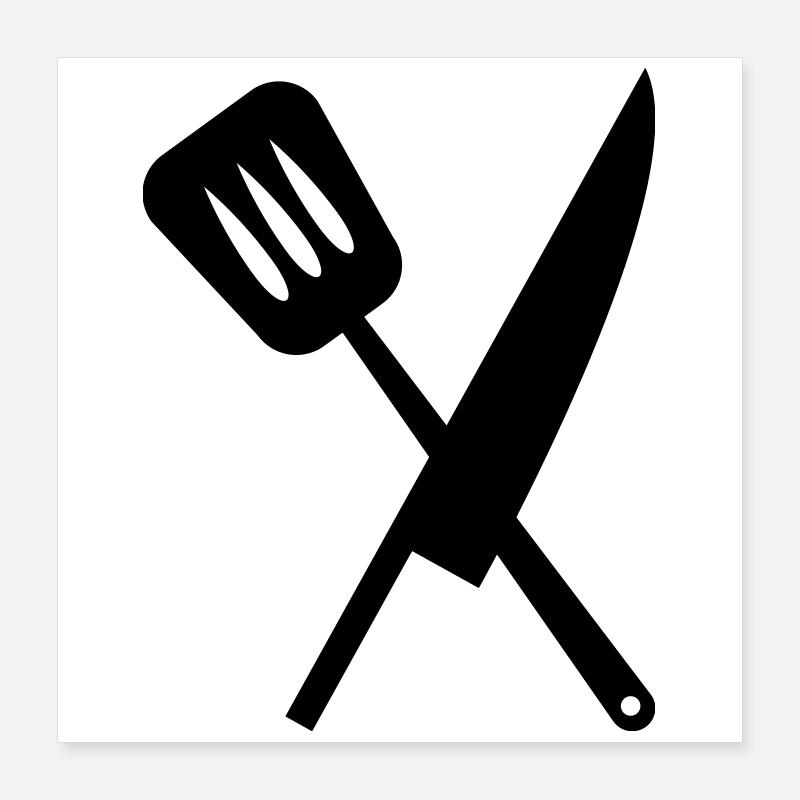 Chef - Kitchen - Cook Poster 16" x 16" (40x40 cm)