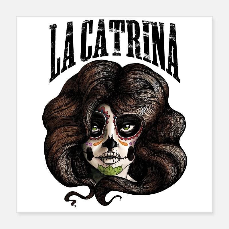 La Catrina Poster 40 x 40 cm
