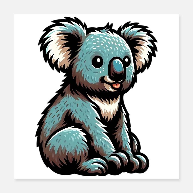 Koala Poster 40x40 cm