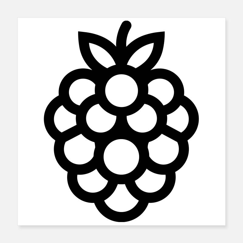 Maulbeerbaum Poster 40x40 cm