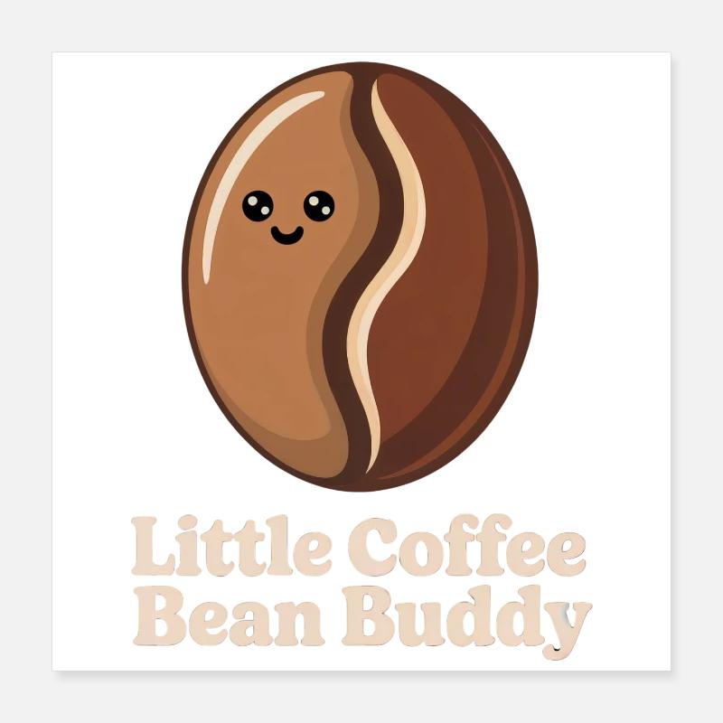 Kaffeebohne Poster 40x40 cm