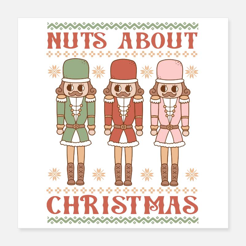 Hässlicher Weihnachtspullover Poster 40x40 cm