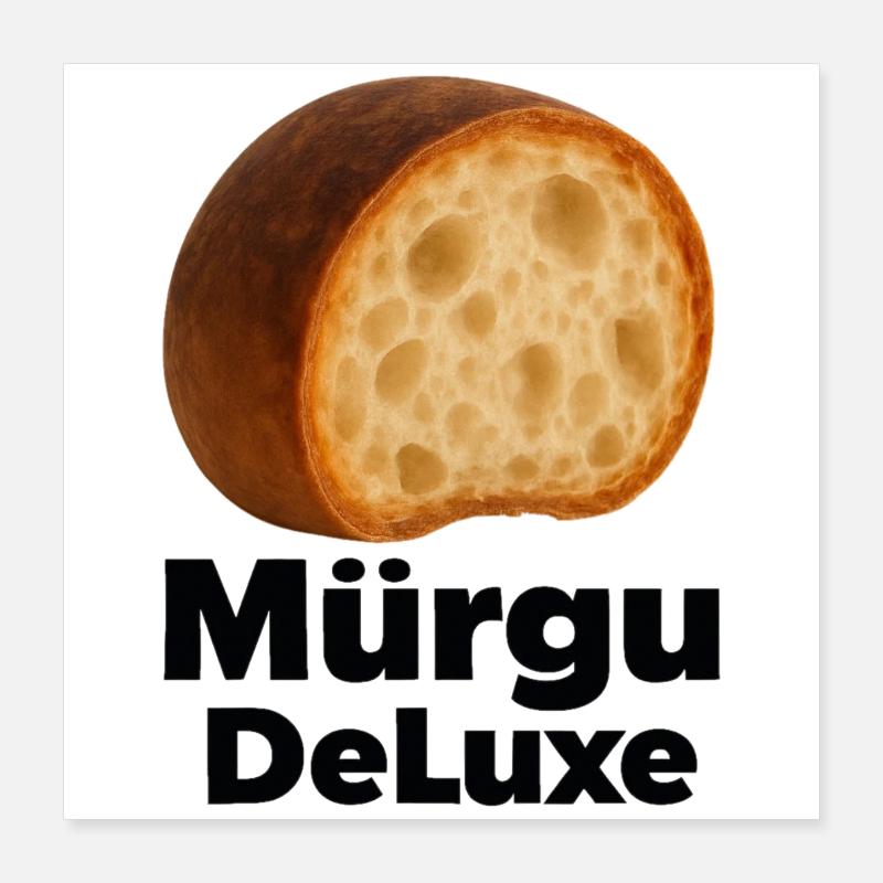 Mürgu Deluxe – Bernese dialect Desing - Poster 16" x 16" (40x40 cm)
