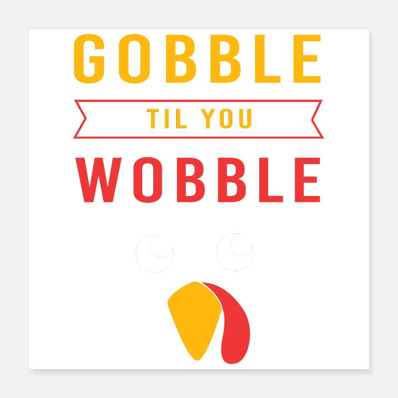 Thanksgiving Mama Mutter Oma Großmutter Poster 40x40 cm