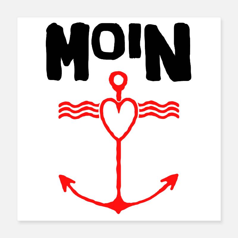 Projet de conception Moin Anker Poster 40 x 40 cm
