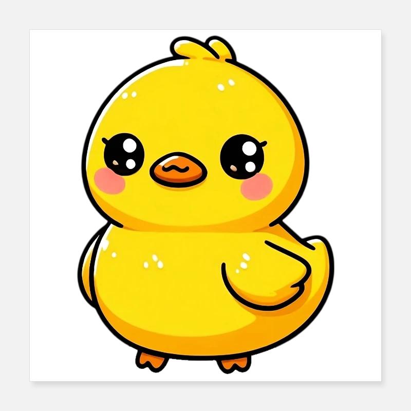 Duckling Duck Duck Duck Poster 16" x 16" (40x40 cm)