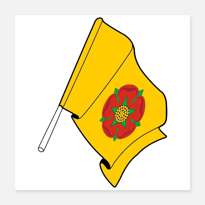 Lancashire Poster 40 x 40 cm