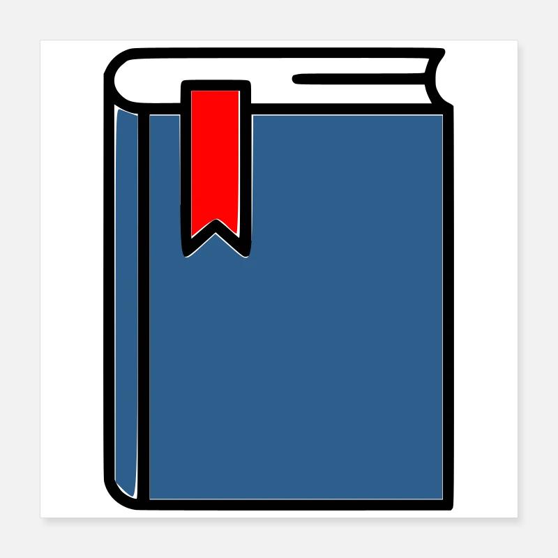 Thick Book Bible Hardcover Journal Poster 16" x 16" (40x40 cm)