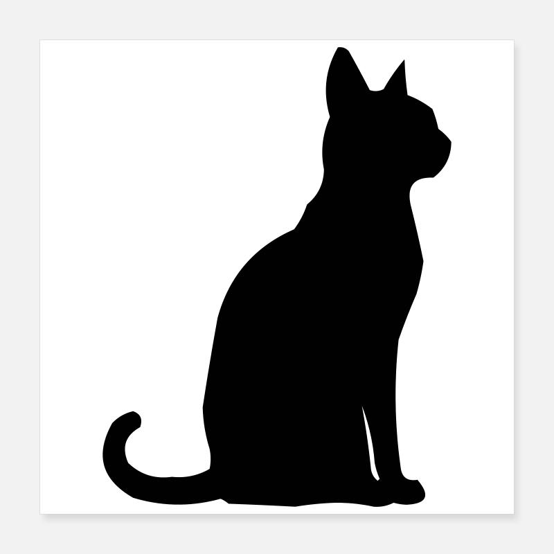 Animal chat Poster 40 x 40 cm