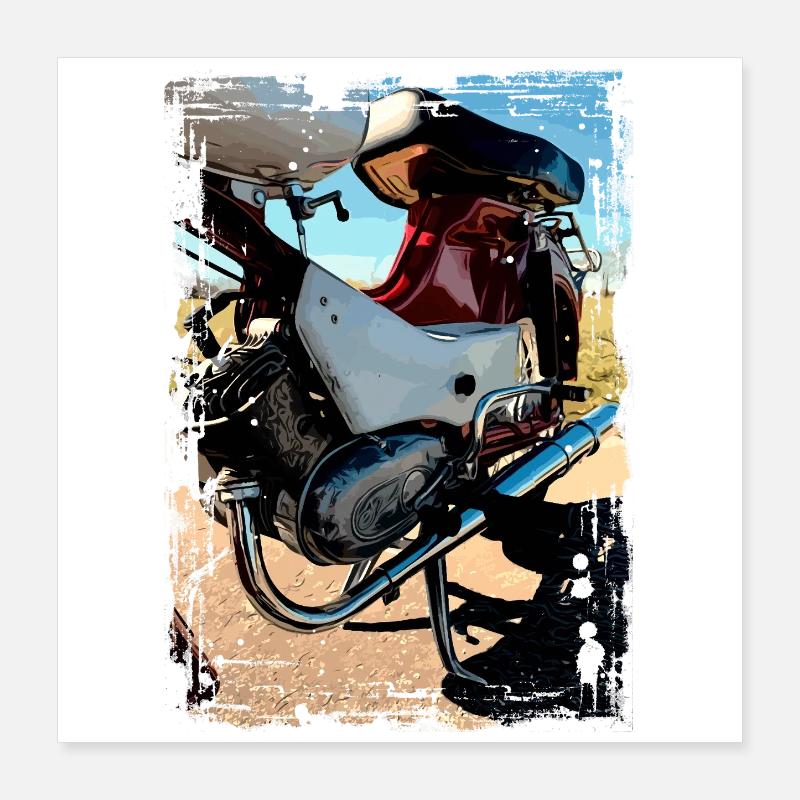Étourneau Poster 40 x 40 cm