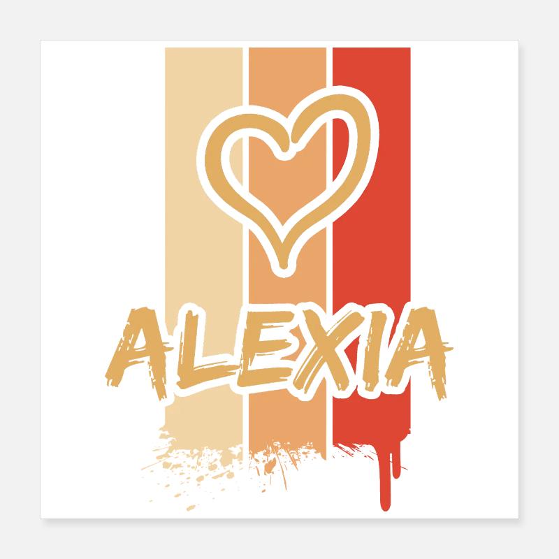 Alexia Alexia Poster 40 x 40 cm