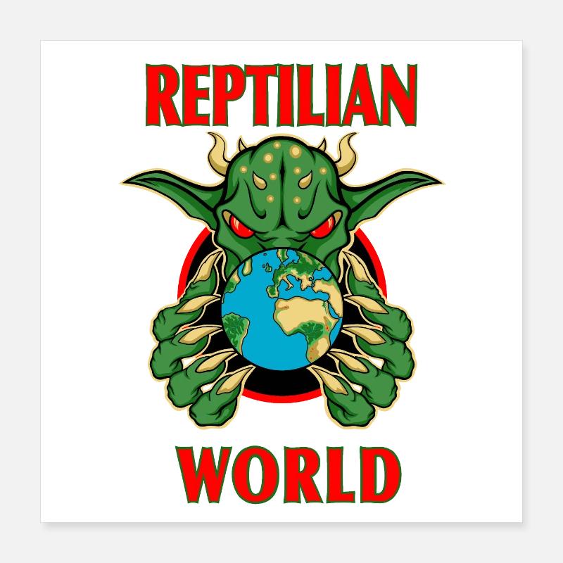 REPTILIAN Poster 16" x 16" (40x40 cm)