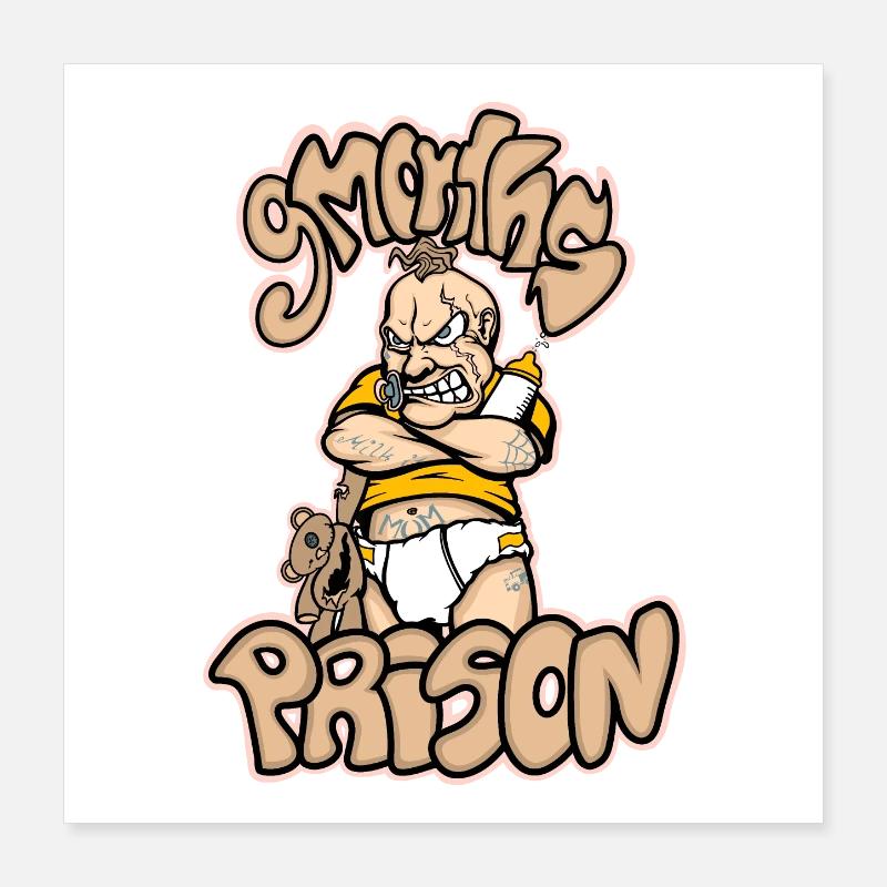 9 Monate Poster 40x40 cm