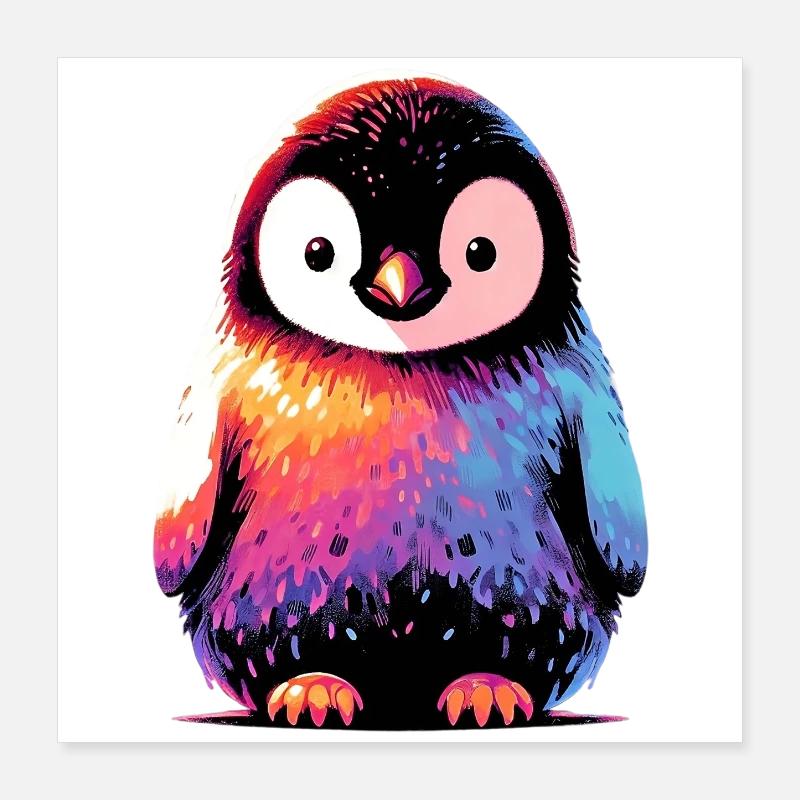 Pingouin Poster 40 x 40 cm