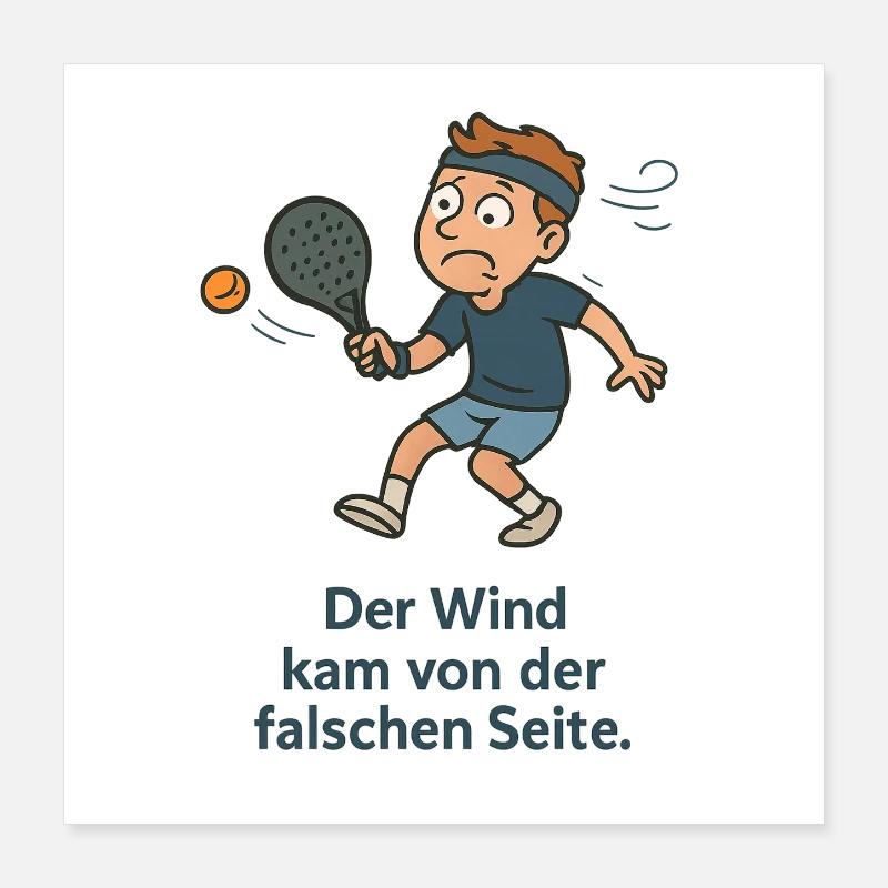 Windswept Padelwitz Poster 16" x 16" (40x40 cm)