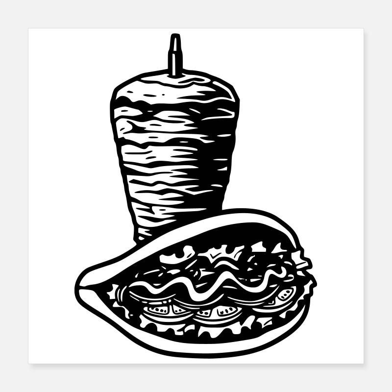 spitwithkebab Poster 16" x 16" (40x40 cm)
