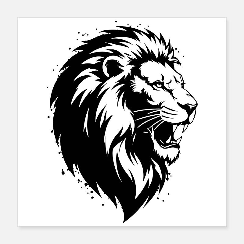 Mad Leon Poster 16" x 16" (40x40 cm)