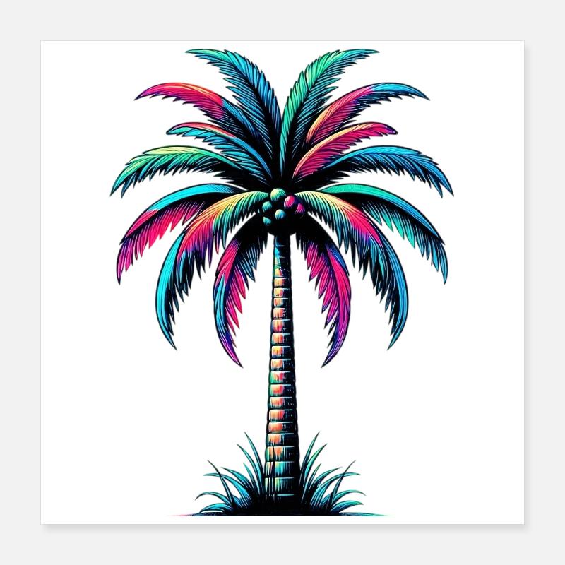 Palme Poster 40x40 cm