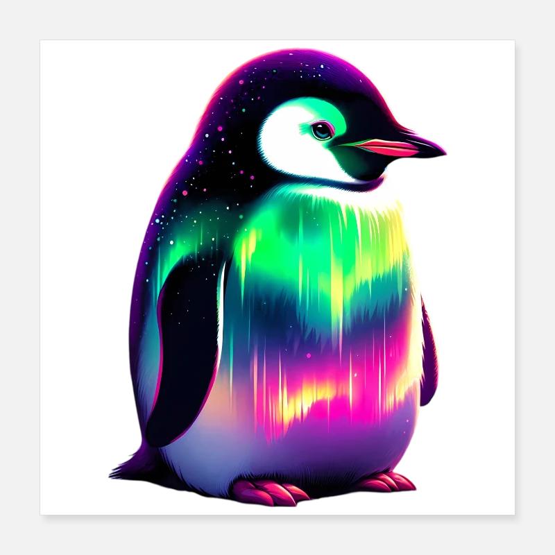 Pingouin Poster 40 x 40 cm