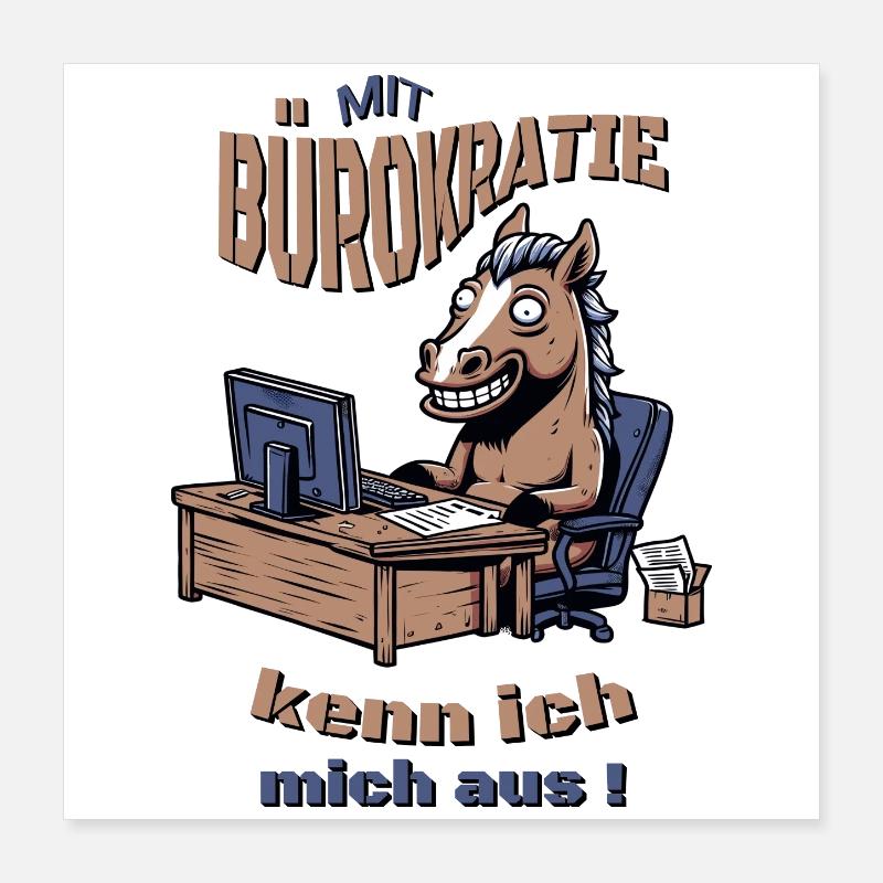 Bureau Hengst Poster 40 x 40 cm