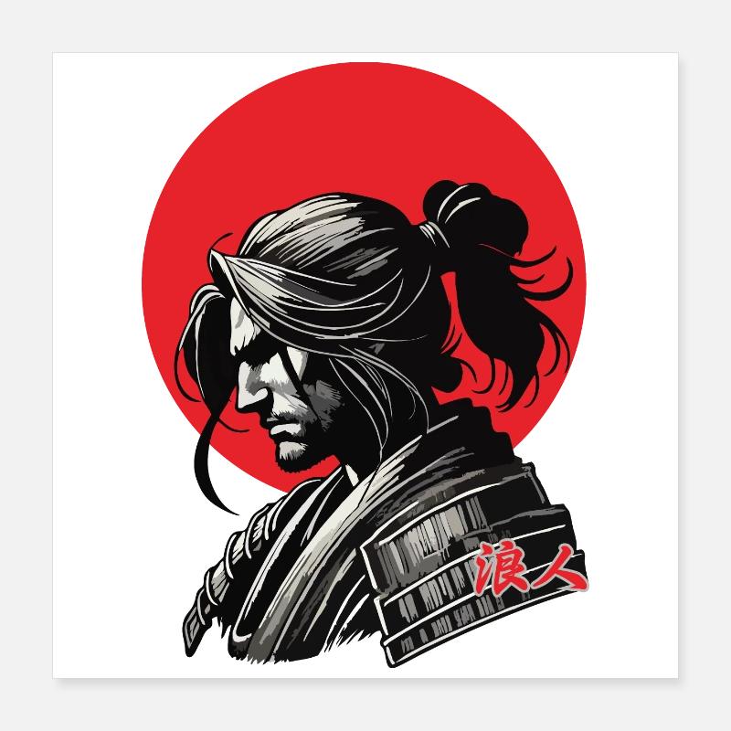 Ronin Warrior Poster 16" x 16" (40x40 cm)