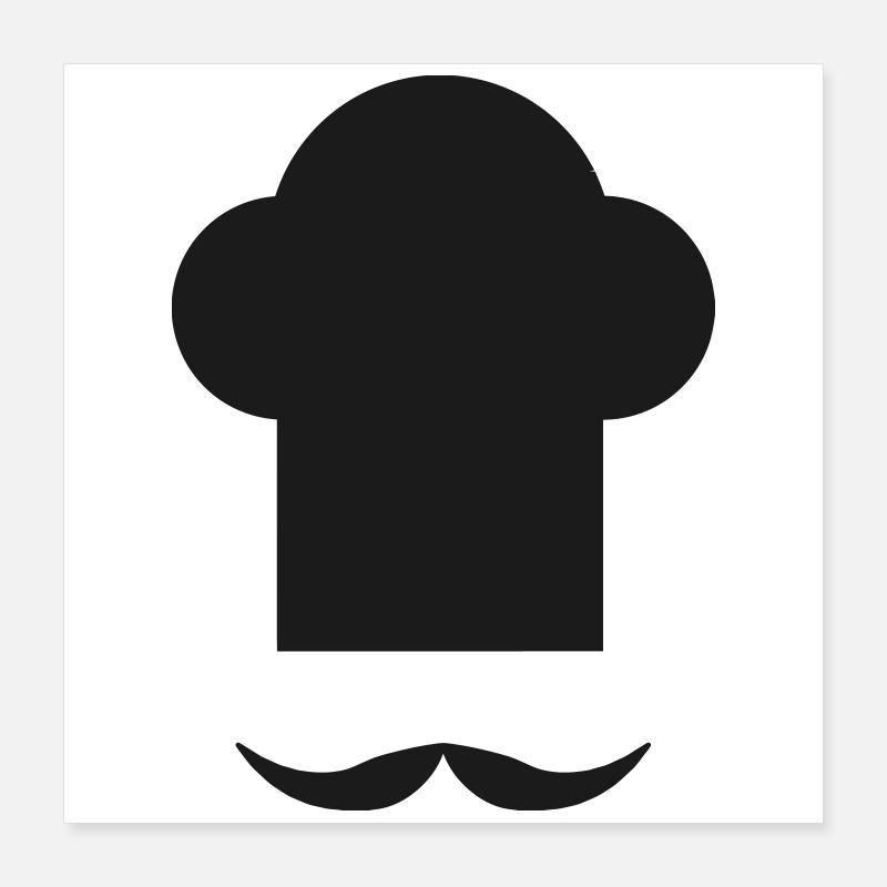 Chef - Kitchen - Cook Poster 16" x 16" (40x40 cm)