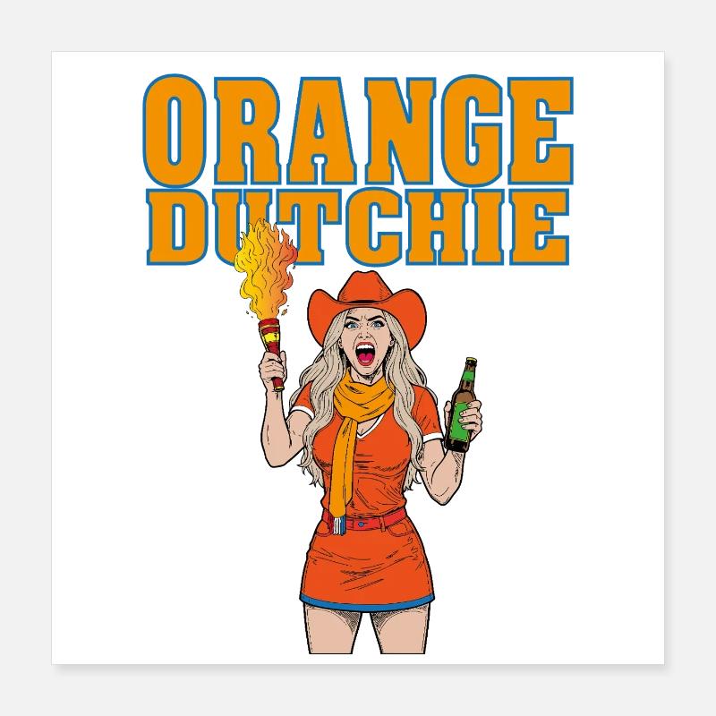 orangedutchie Poster 40 x 40 cm
