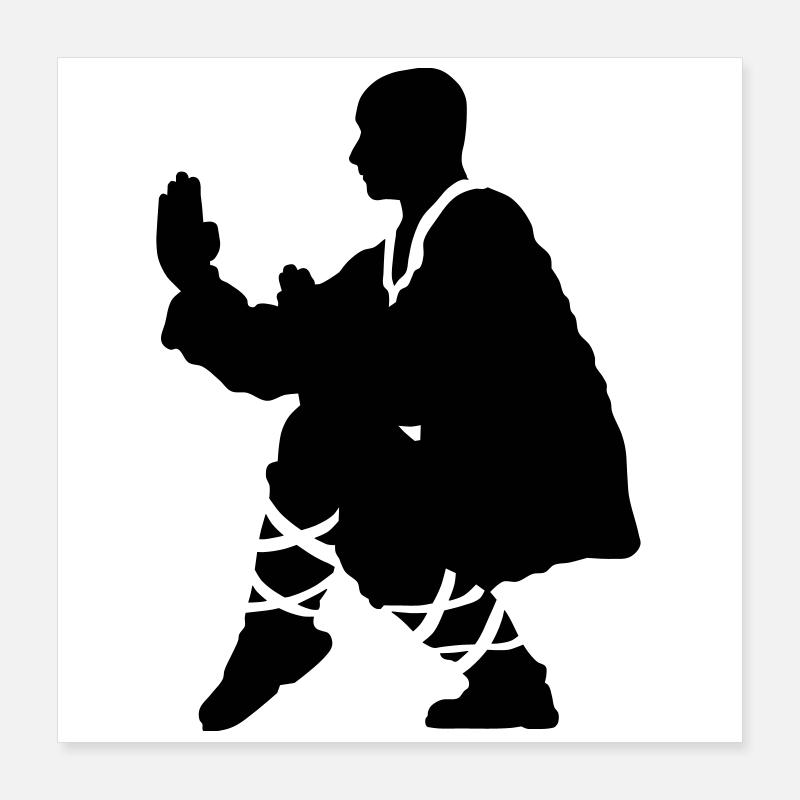 Kung fu Poster 40x40 cm