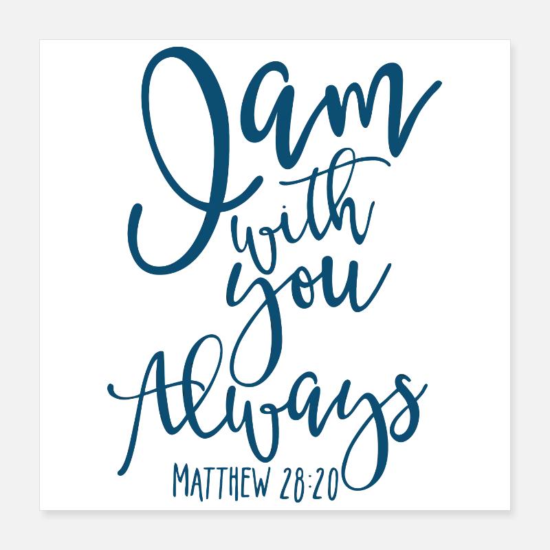 Immer Poster 40x40 cm