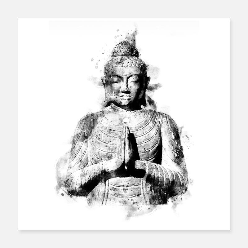 Buddha Poster 40x40 cm