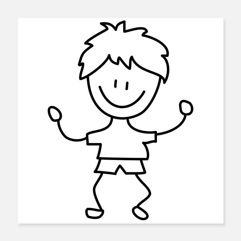 boy Poster 16" x 16" (40x40 cm)
