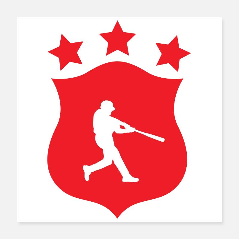 Baseball – Sport Poster 40x40 cm