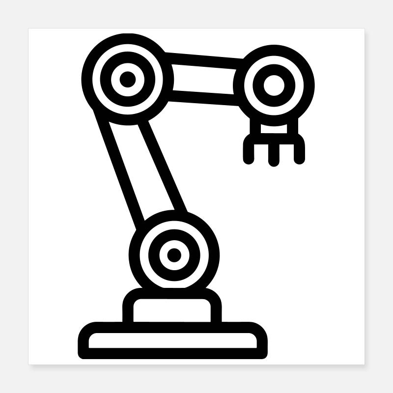 bras robot Poster 40 x 40 cm