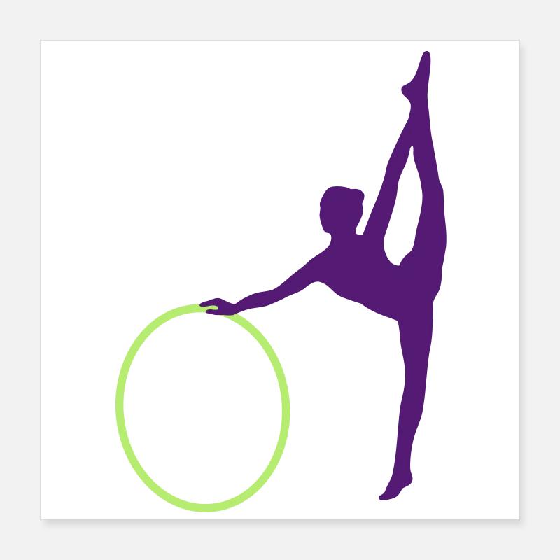 Rhythmic gymnastics Poster 16" x 16" (40x40 cm)