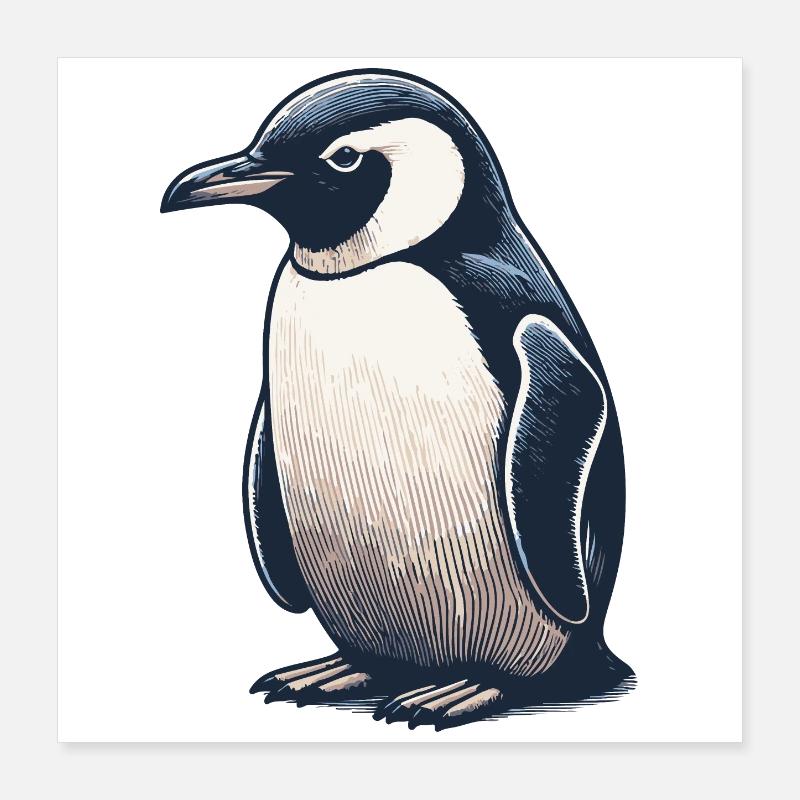 Pengu Poster 40 x 40 cm