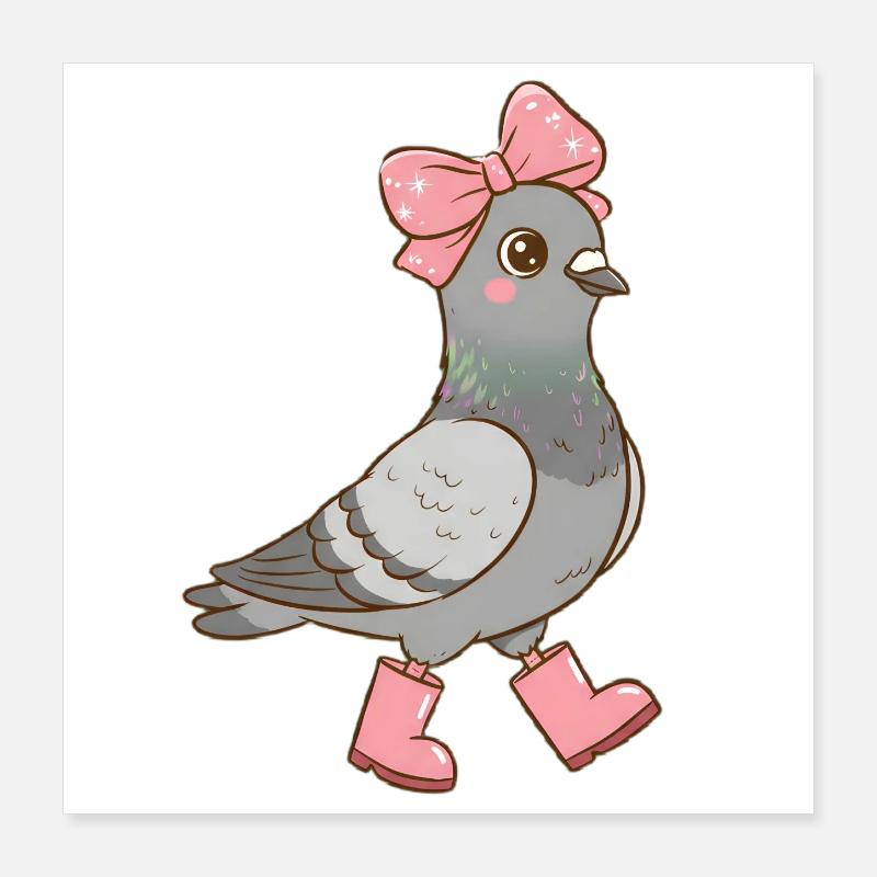 Colombe Poster 40 x 40 cm