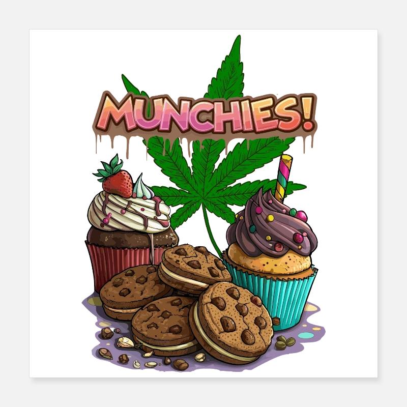 Munchies Poster 16" x 16" (40x40 cm)