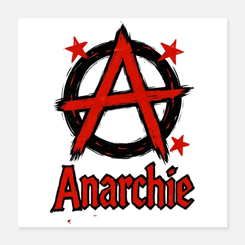 Anarchy - Punk - Revolution Poster 16" x 16" (40x40 cm)