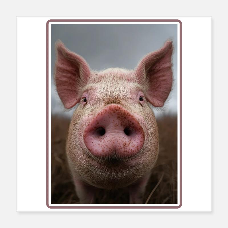 Cochon Cochon Poster 40 x 40 cm
