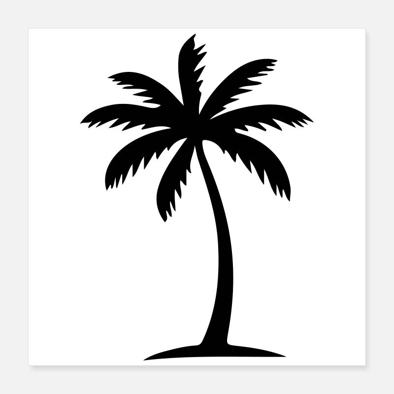 Palme Symbol Poster 40x40 cm