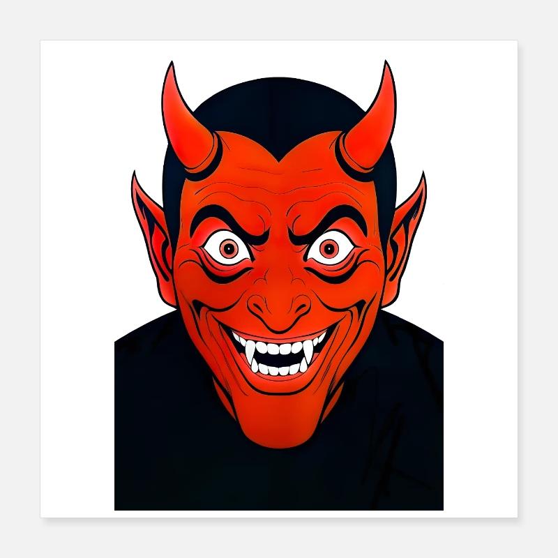 Teufel Poster 40x40 cm