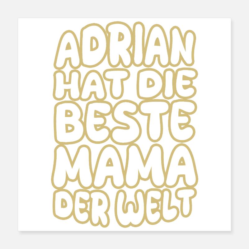 Gift for Adrian Poster 16" x 16" (40x40 cm)